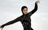زهرا لاری دختر ایرانی الاصل قهرمان رقص اسکی روسیه شد